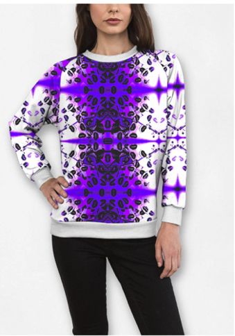 Purple Lips Sweatshirt